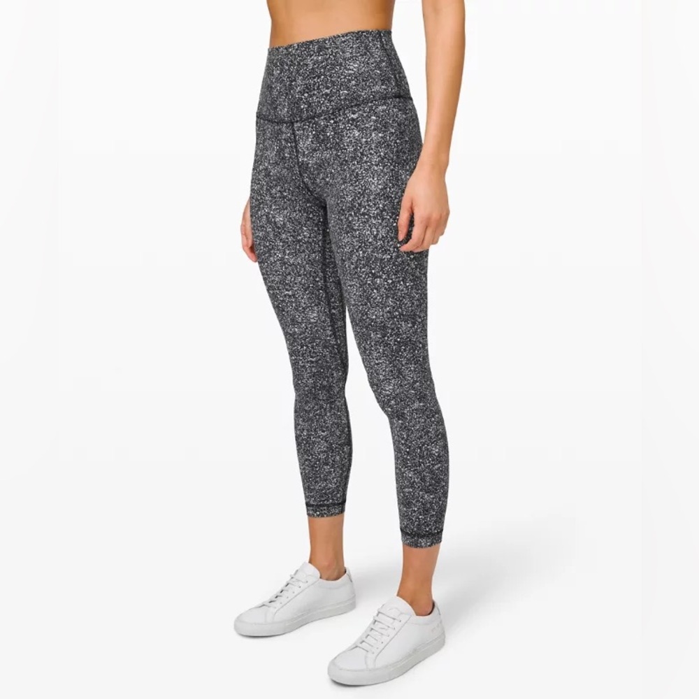 Lululemon align 7/8 black speckled legging - size 6